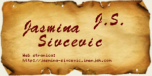 Jasmina Sivčević vizit kartica